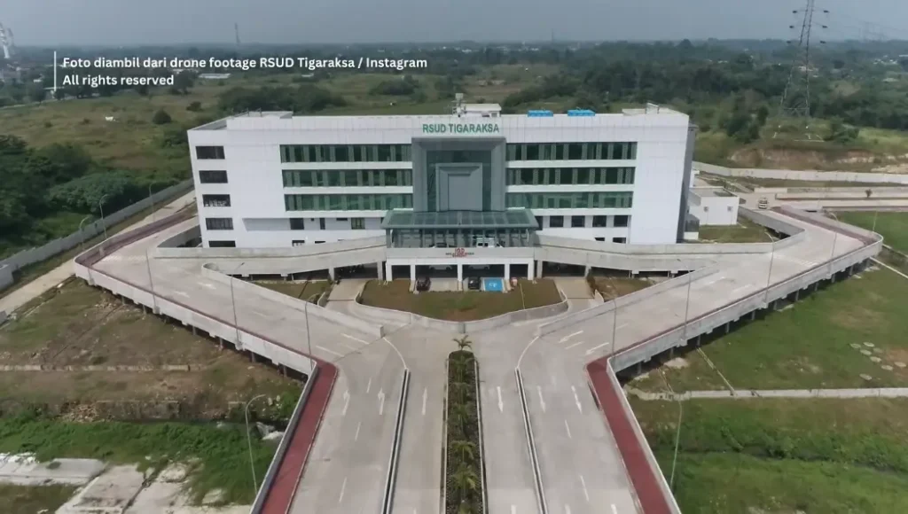 Foto udara RSUD Tigaraksa