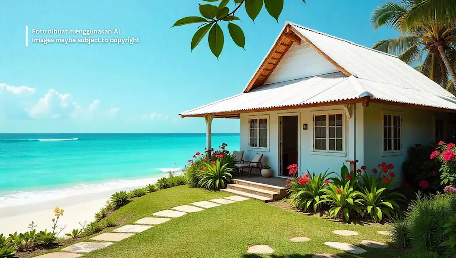 Rumah atap asbes masih banyak digunakan karena murah