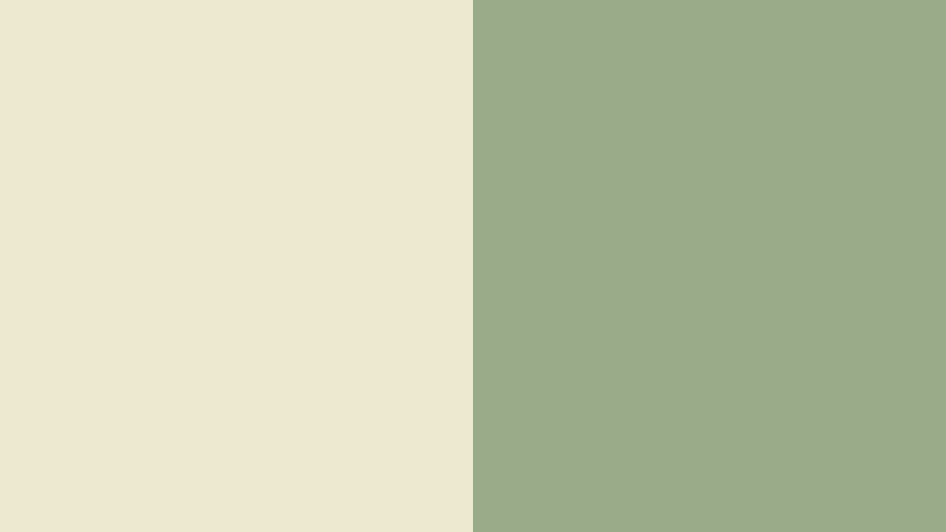 Kombinasi warna beige dan hijau sage