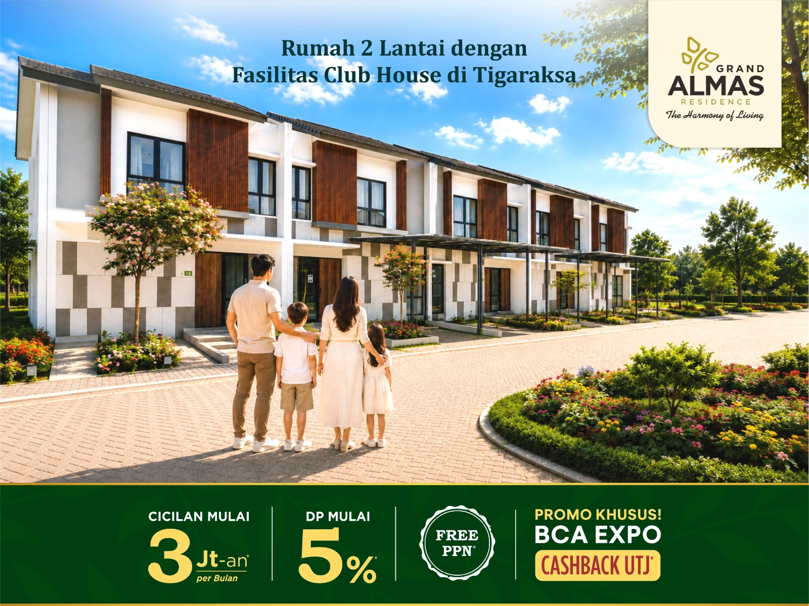 Promo BCA Expo 2026: KPR 1,23% untuk Grand Almas Residence