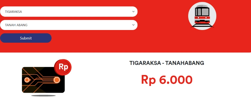biaya transportasi krl tigaraksa